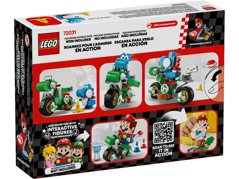Mario Kart – Ensemble de courses de motos Yoshi (72031)